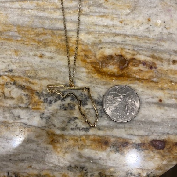 Outline Florida necklace - Picture 2 of 2